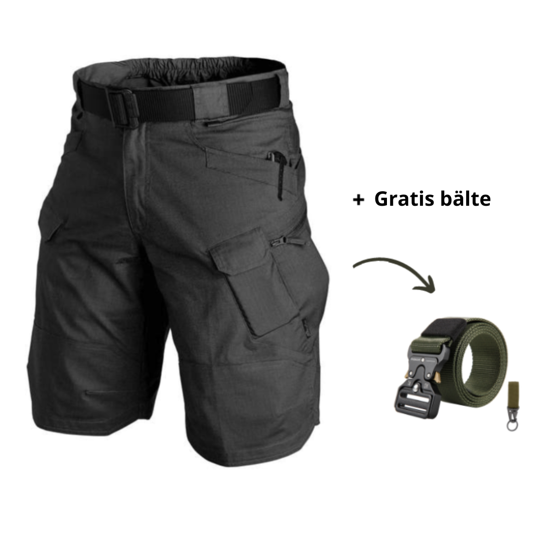 Alexander | Cargo Shorts Med 7 Fickor + GRATIS Bälte