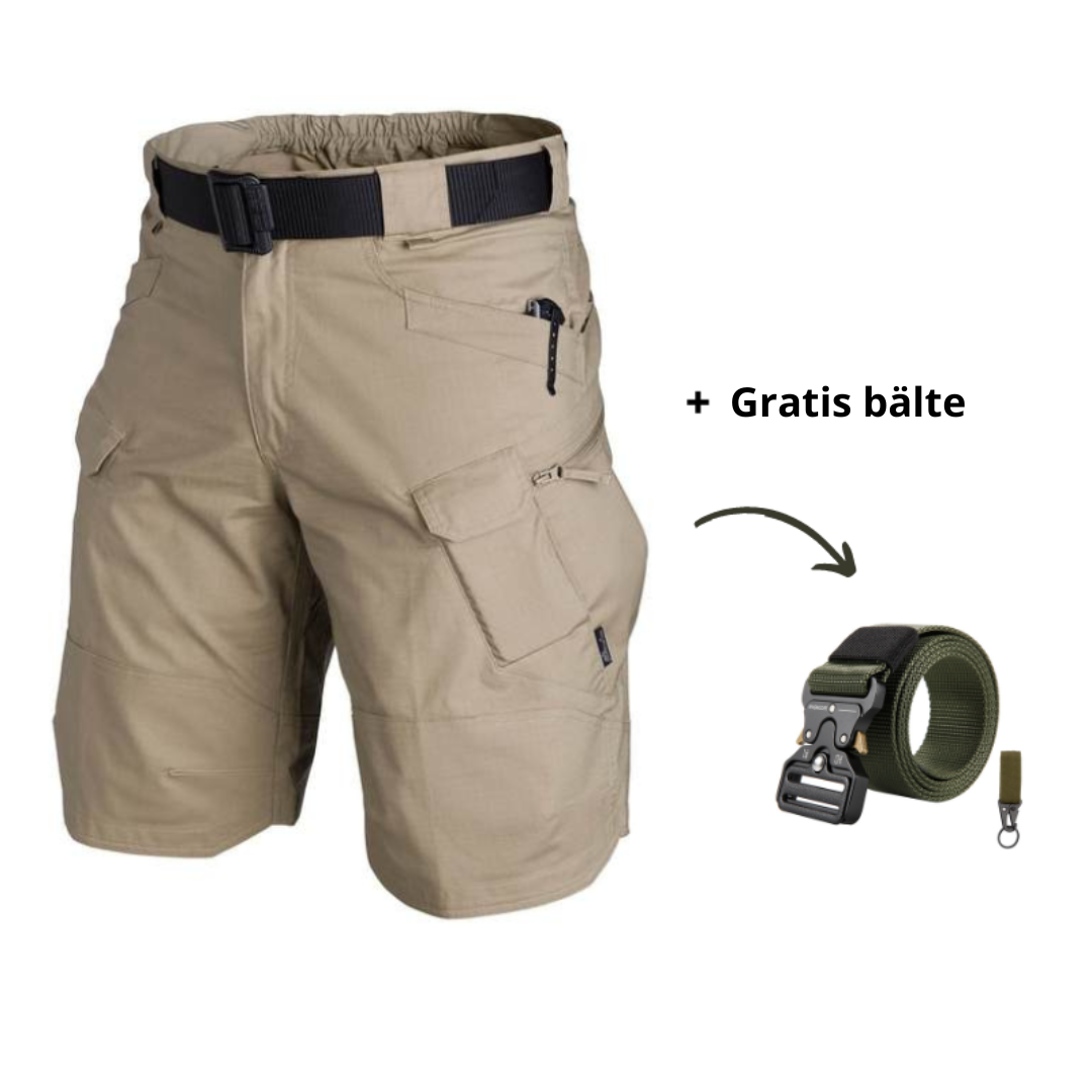 Alexander | Cargo Shorts Med 7 Fickor + GRATIS Bälte
