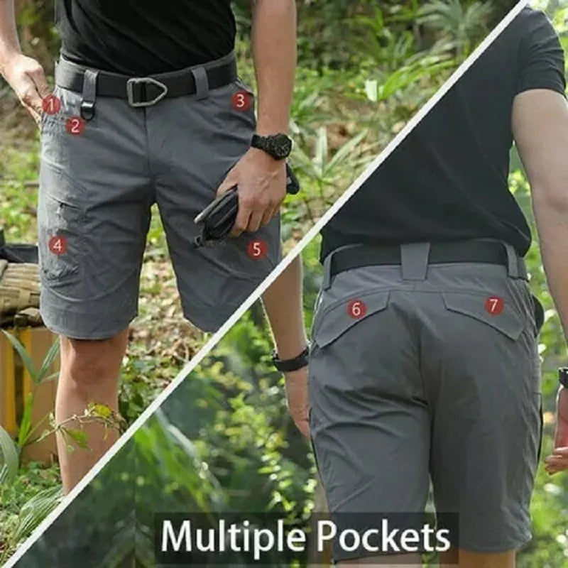Alexander | Cargo Shorts Med 7 Fickor + GRATIS Bälte
